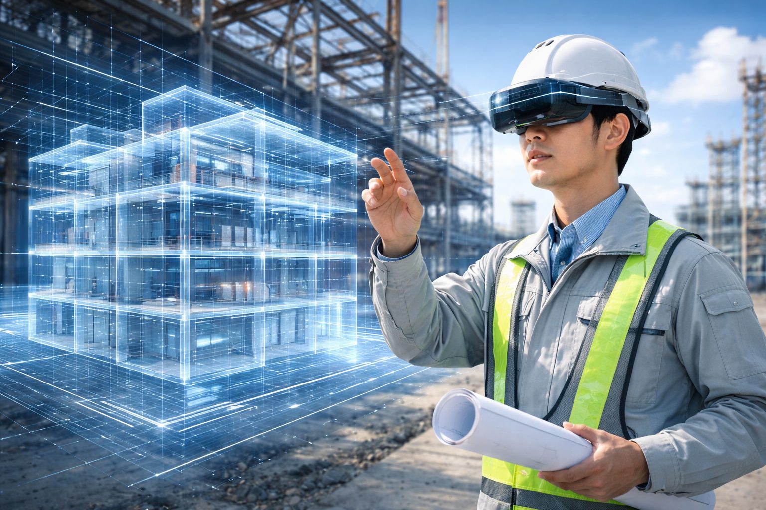 建設業向けXRソリューション - BIMモデル3D確認のイメージ